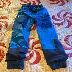 Marmot Kids' Blue and Black Joggers